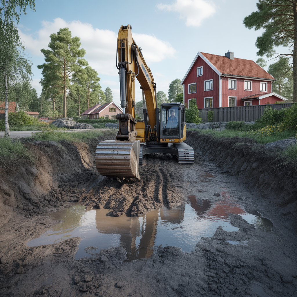 1.Vilken jordtyp ar mest problematisk vid schaktning