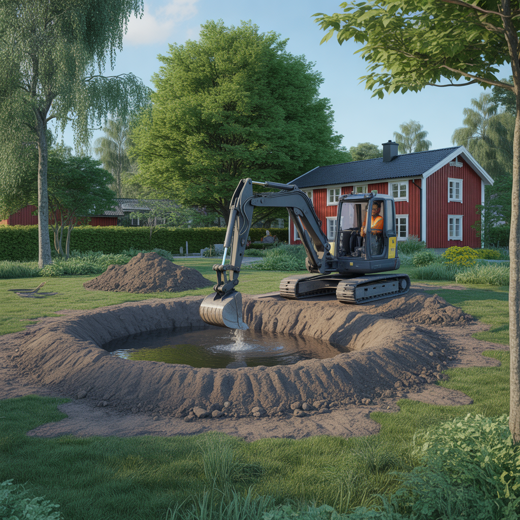 12.Vad kostar det att grava en damm pa tomten