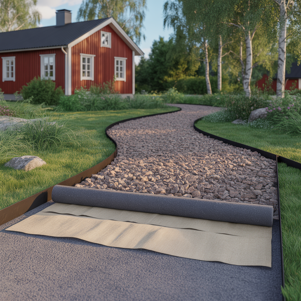 geotextil under grusgang guide till val och laggning