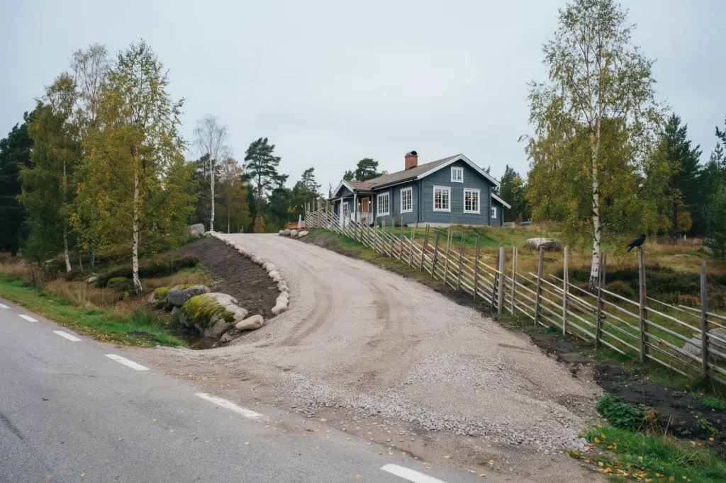 bygga v g p tomten smart planering f r en h llbar och s ker infart